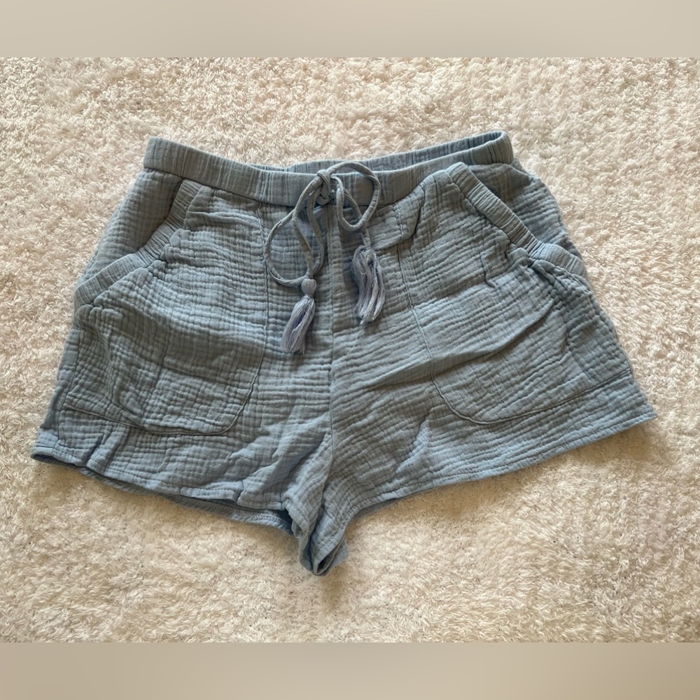 Blue shorts